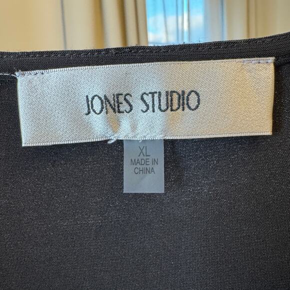 Jones Studio Sleeveless Black Blouse Size XL - Picture 4 of 7